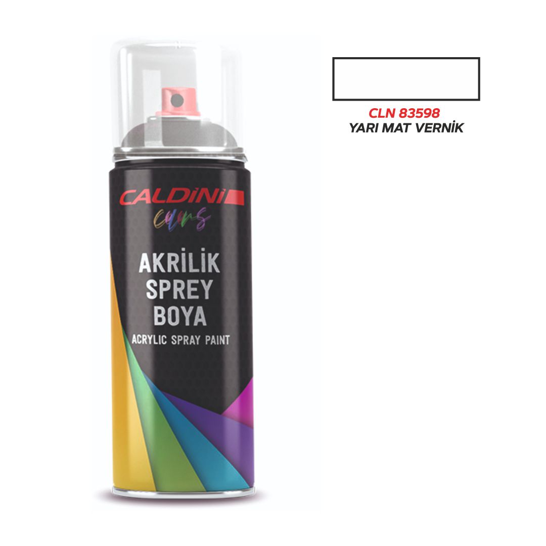 CALDINI AKRILIK YARI MAT VERNIK 400 ml.